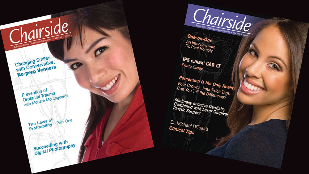 Chairside Magazine Volume 1, Issue 1 and Volume 4, Issue 1