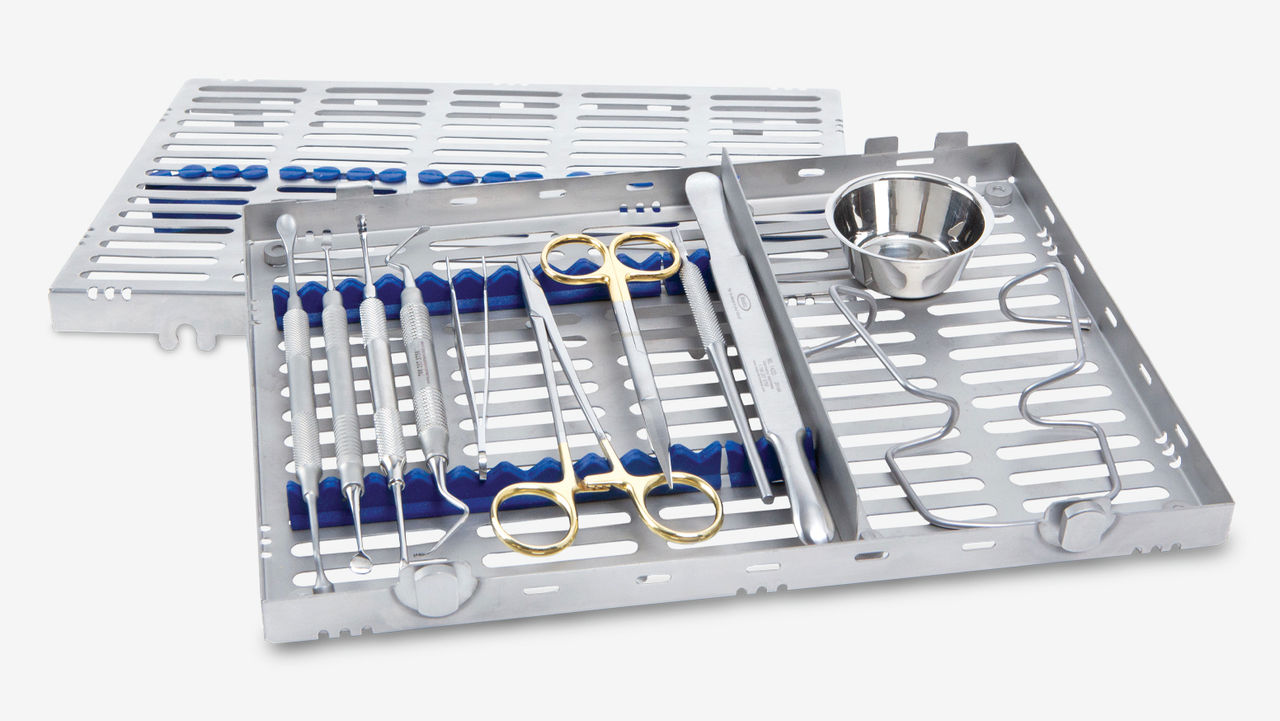The essential tools you need for bone grafting procedures can be found in the Newport Surgical Implant and Bone Grafting Instrument Kit.