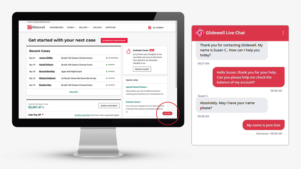 Use Live Chat for Instant Support