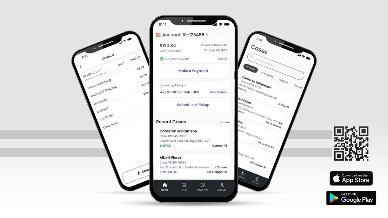Take My Account on the go with the Glidewell App