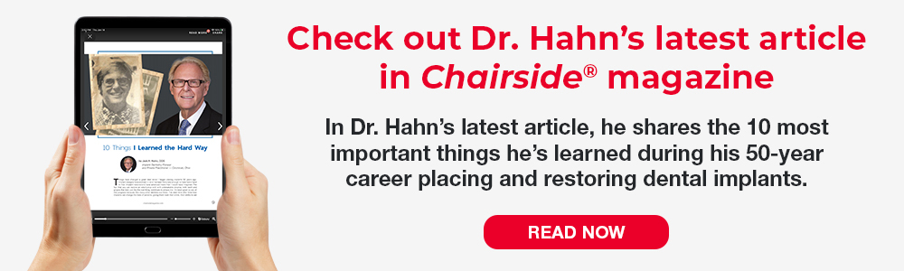 Hahn Chairside Article