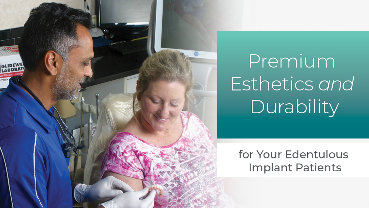 A More Beautiful Solution for Full-Arch Dental Implant Cases Hero Image