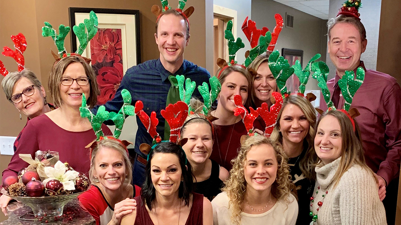   The Isaacson Gentle Dentistry team in December 2019.