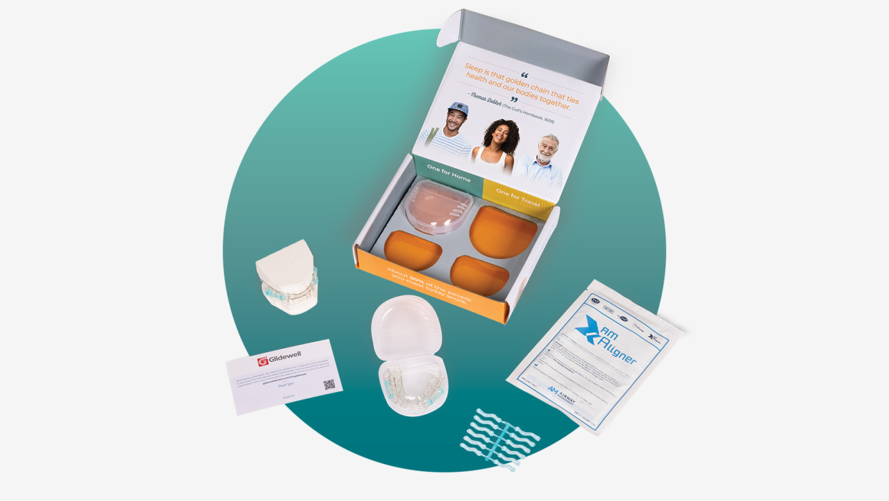 The Glidewell Clinical Twinpak includes two appliances — one for relief, one for reserve — to help ensure patients never go untreated.