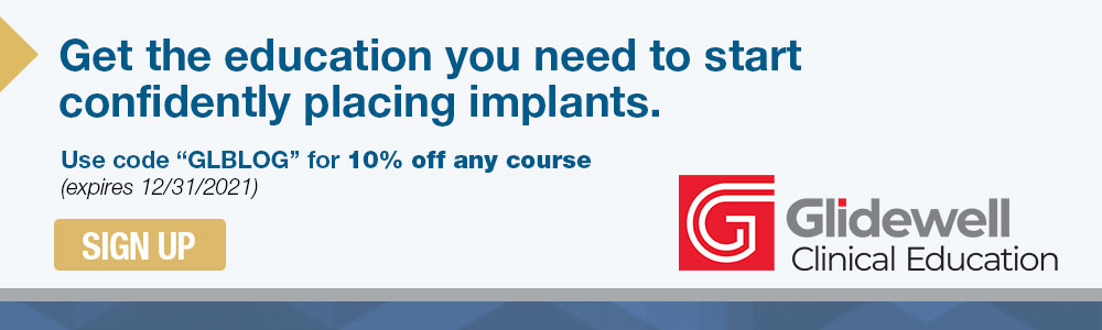 Glidewell Clinical Education sign up banner