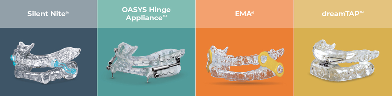 several occlusal appliance product images