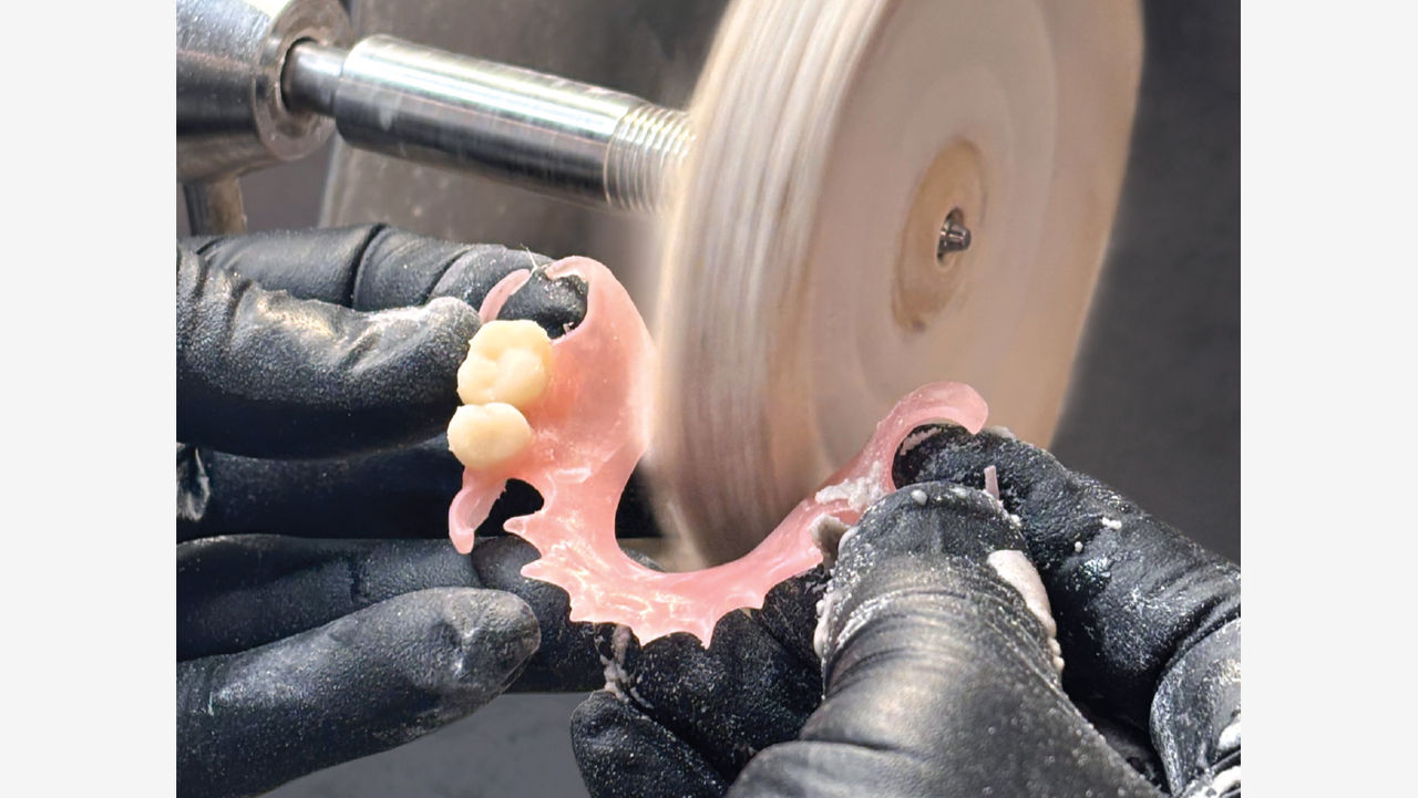 The appliance is then polished to provide its final glossy finish