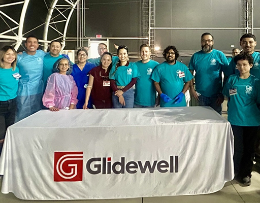 Glidewell Team at Dental Donation Event