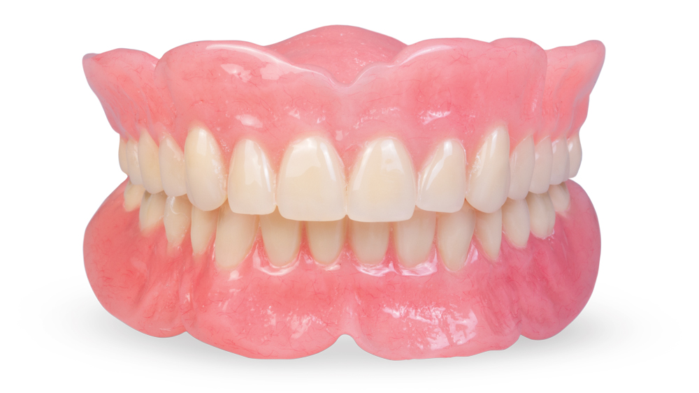 dentures fabricated with the CAD process patented by Glidewell Laboratories