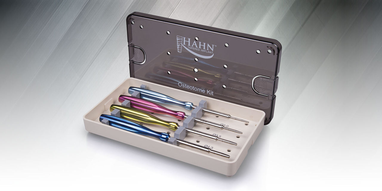 A Hahn Tapered Implant Osteotome Kit