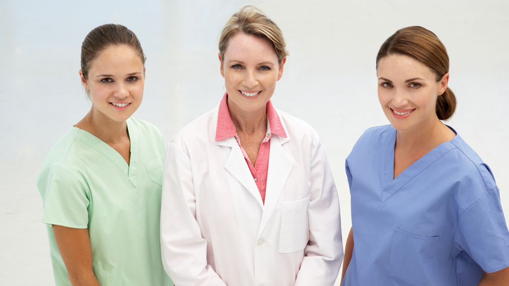 Group of female dentists