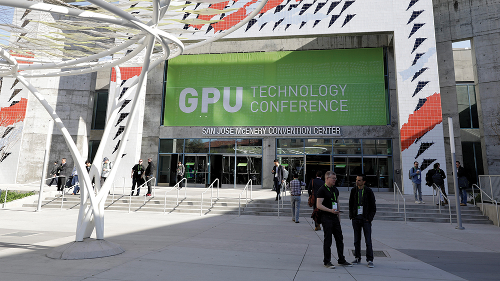 NVIDIA GPU Technology Conference front entrance