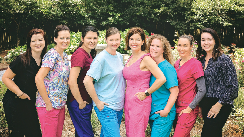Dr. Stephanie Tilley and her staff at Pensacola, Florida