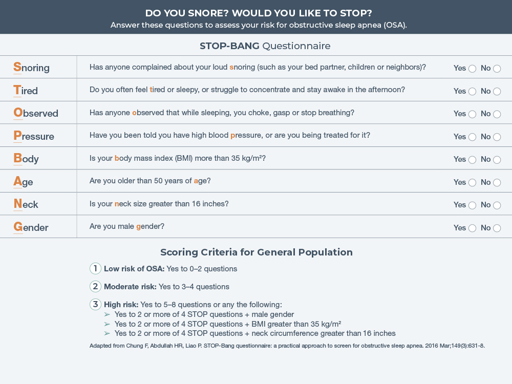 Stop-Bang Questionnaire