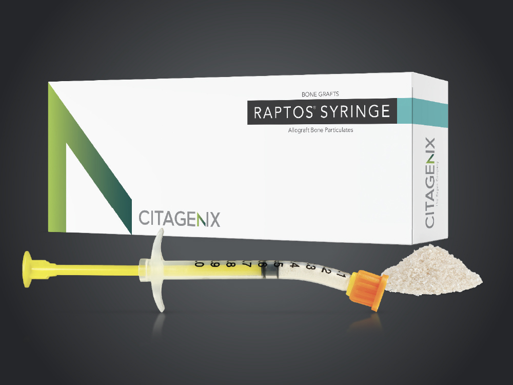 RAPTOS® Cortico-Cancellous Blend in a Syringe
