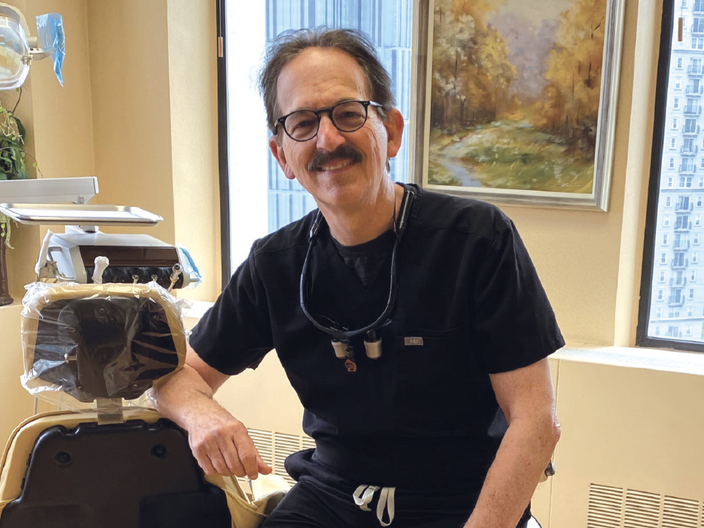 Dr. David G. Hochberg in his private practice