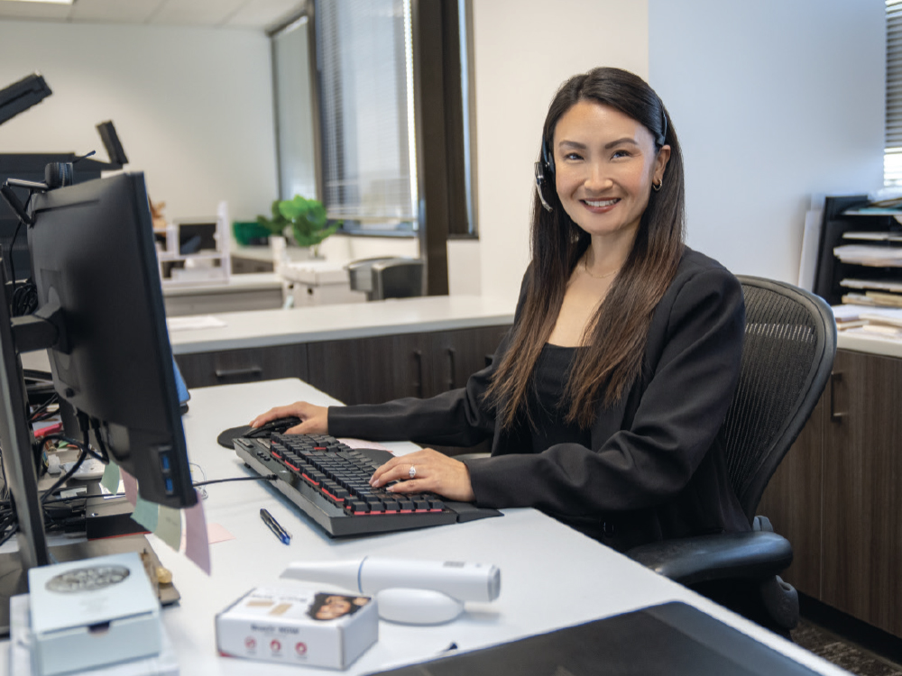 Client Success Manager Annie Lee creates custom plans for glidewell.io  users and makes sure that every customer is set up for success