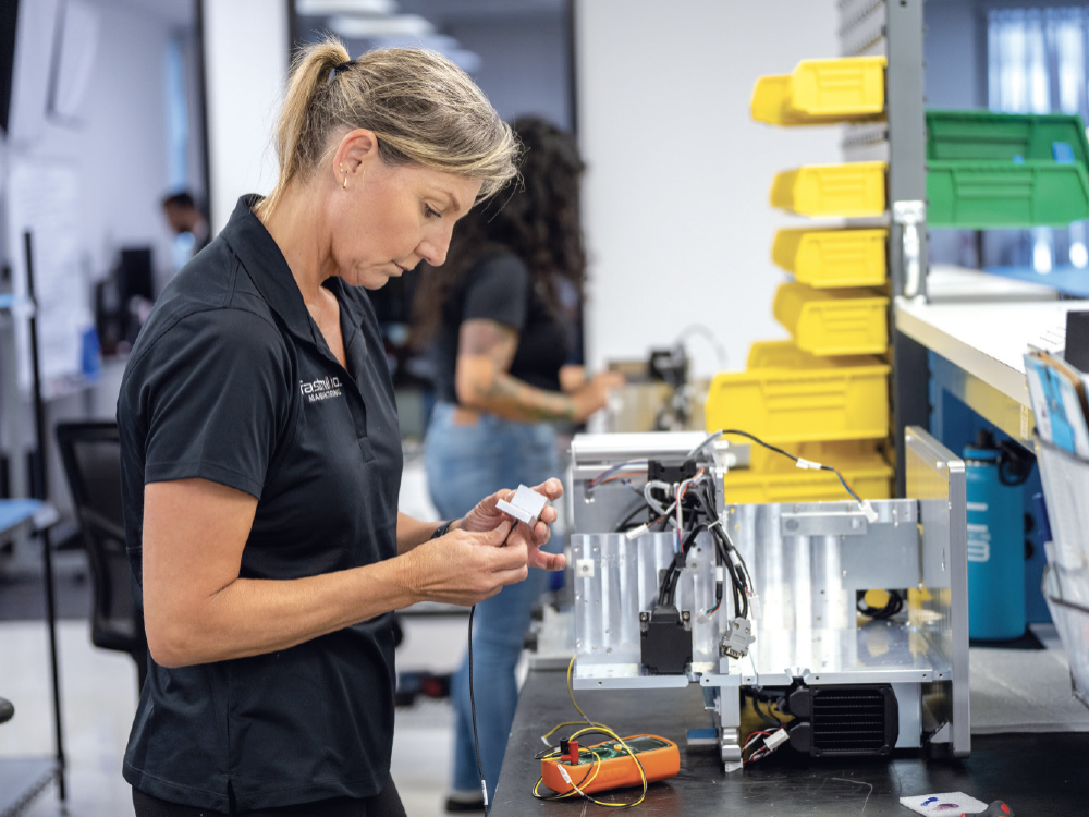Every mechanical assembler has a thorough understanding of how their task fits into the final build of the mill.