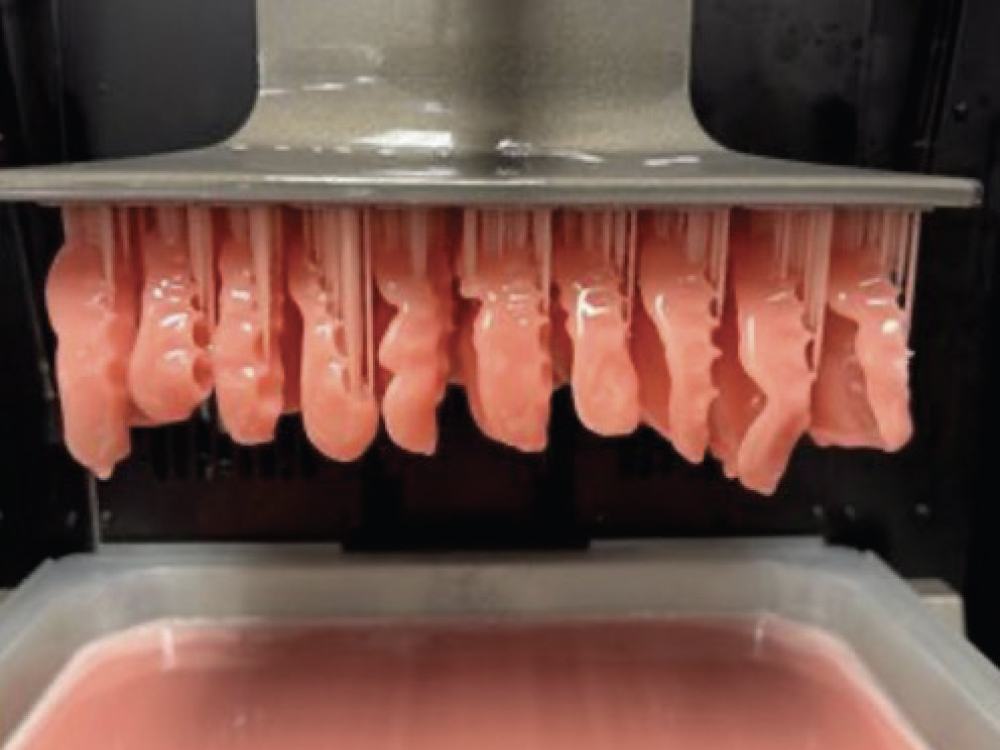 Close-up of industrial food processing equipment