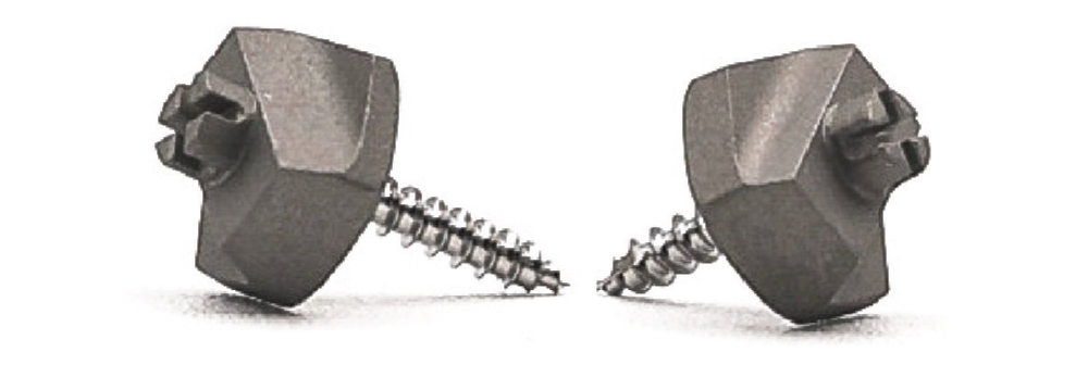 Hexagonal screws with sharp threading