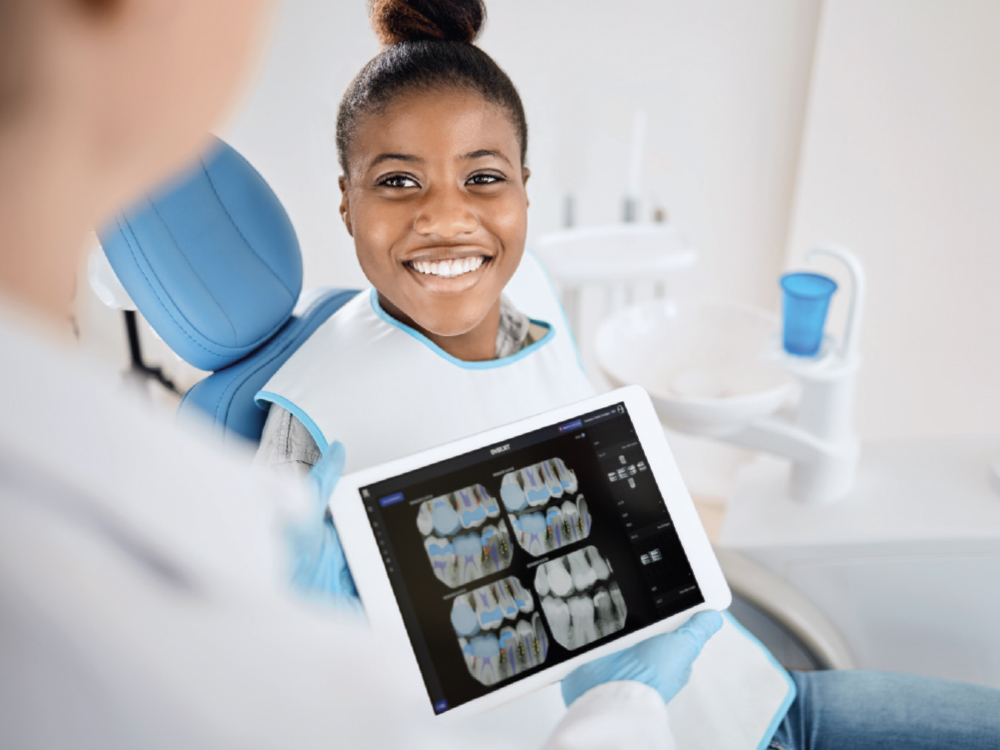 Patients accept treatment when shown  AI-annotated radiographs