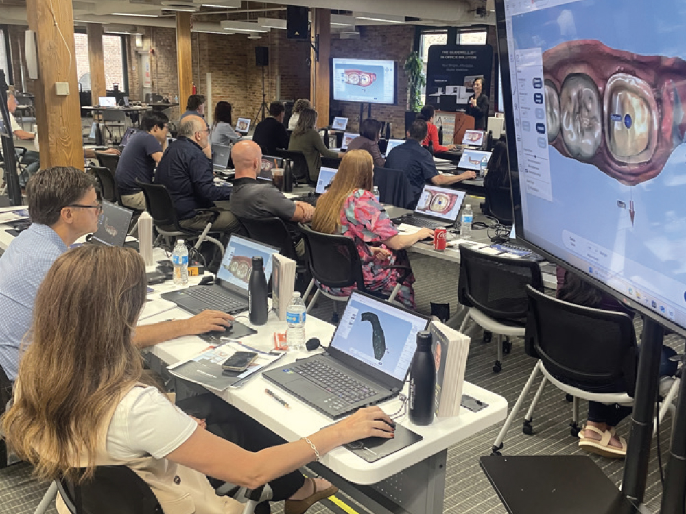 The first part of the day is a hands-on experience and live demonstration of how to scan, design and mill. The second half of the day is a master class lecture on aligner therapy