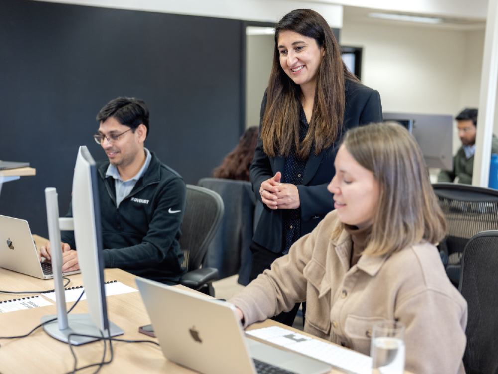 Dr. Inam Consulting With Programmers and Engineers at Overjet