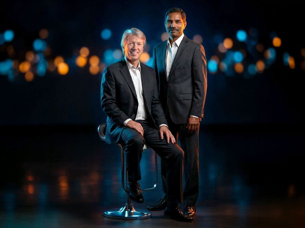 Raj Malyala VP of Materials R&D-Wolfgang Friebauer Director of R&D