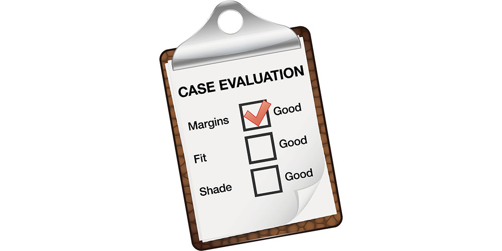 clipboard with case evaluation