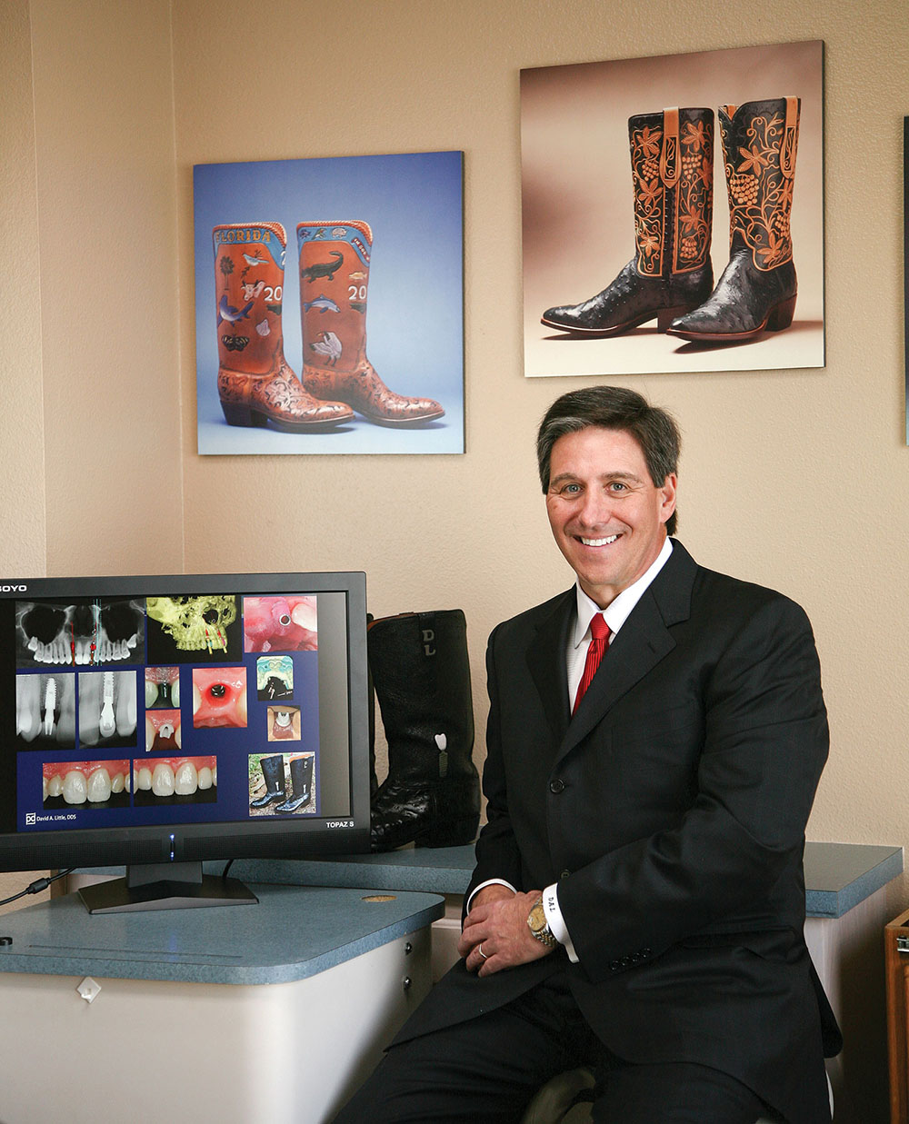 Dr. David Little in his office