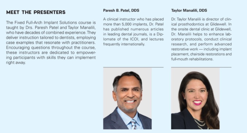 MEET THE PRESENTERS