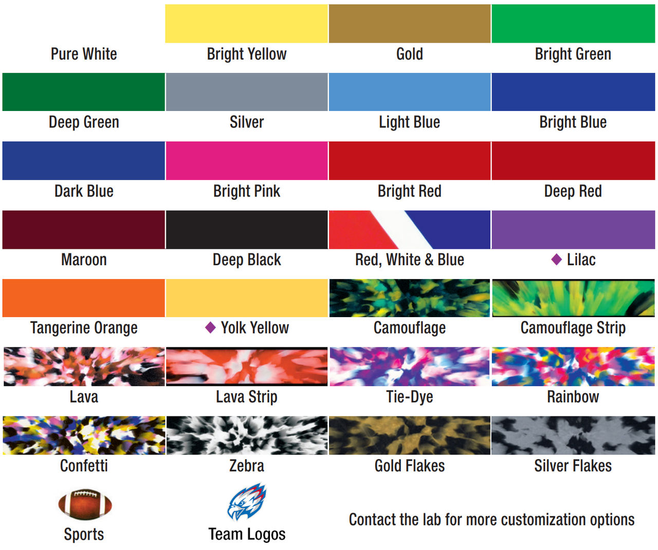Playsafe color options