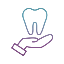 Tooth Hand Icon