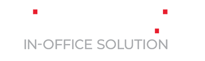 glidewell.io In-Office Solution White Logo